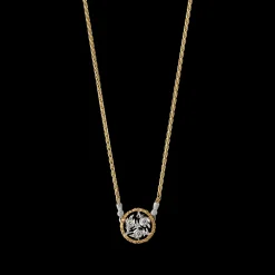 Buccellati RAMAGE YELLOW AND WHITE GOLD PENDANT