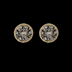 Buccellati RAMAGE YELLOW AND WHITE GOLD EARRINGS