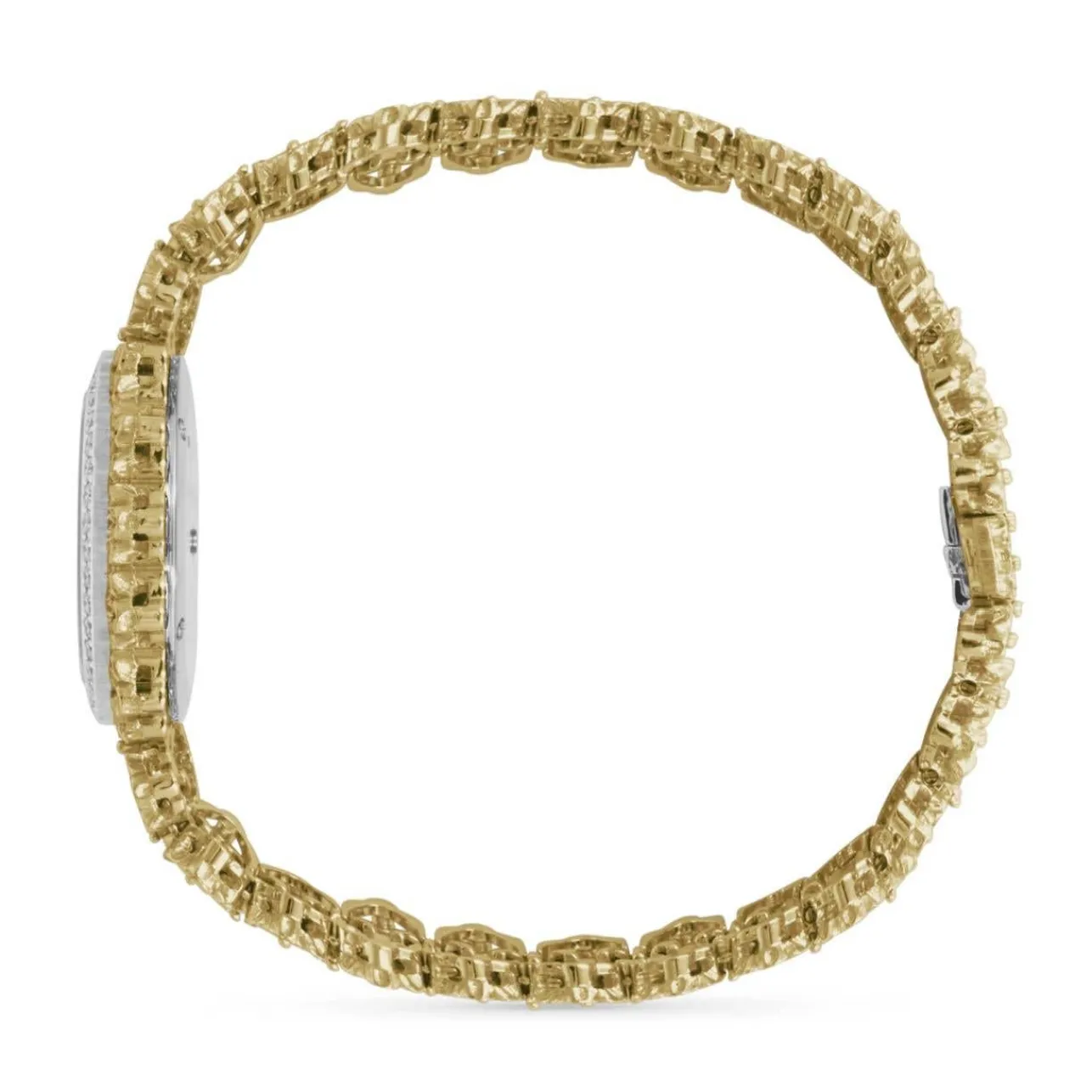 Buccellati ROMBI WHITE AND YELLOW GOLD WATCH