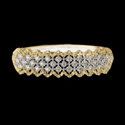 Buccellati ROMBI YELLOW AND WHITE GOLD BRACELET