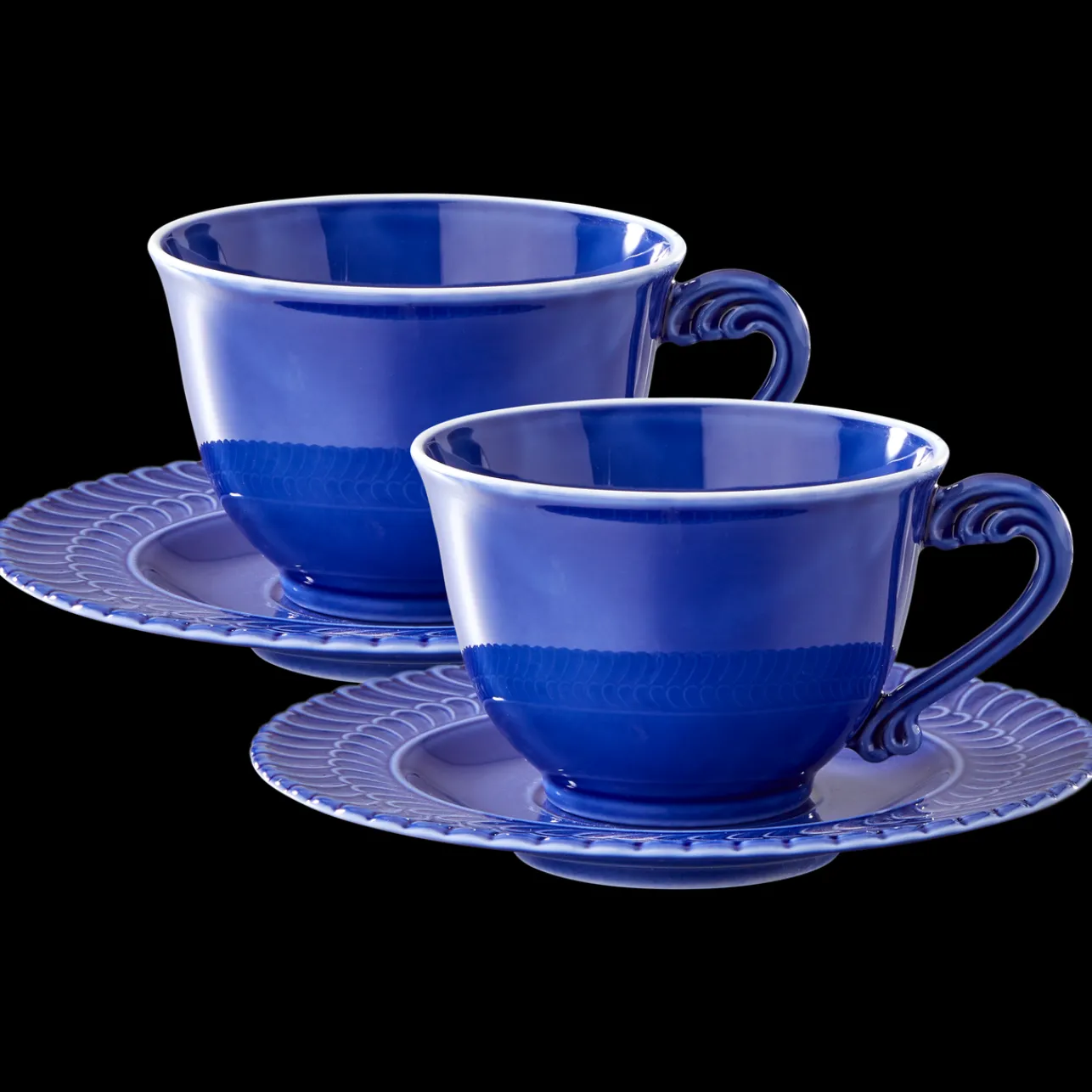 Buccellati ROUCHE COBALT BLUE PORCELAIN TEA CUP