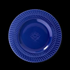 Buccellati ROUCHE COBALT BLUE PORCELAIN DESSERT PLATE