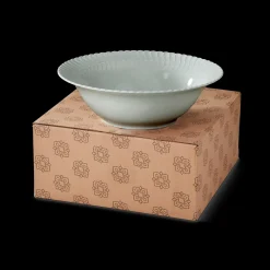 Buccellati ROUCHE TANG GREEN PORCELAIN DEEP PLATE