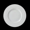 Buccellati ROUCHE WHITE PORCELAIN DESSERT PLATE
