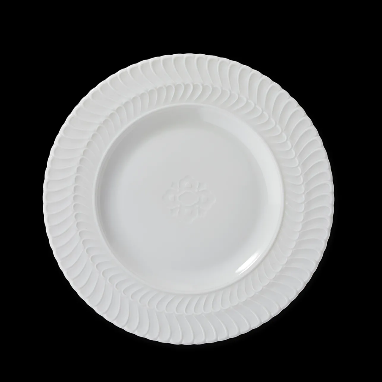 Buccellati ROUCHE WHITE PORCELAIN DESSERT PLATE
