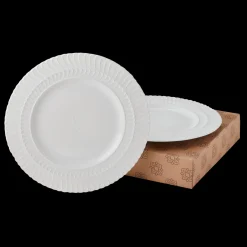 Buccellati ROUCHE WHITE PORCELAIN DINNER PLATE
