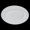 Buccellati ROUCHE WHITE PORCELAIN SERVING PLATE