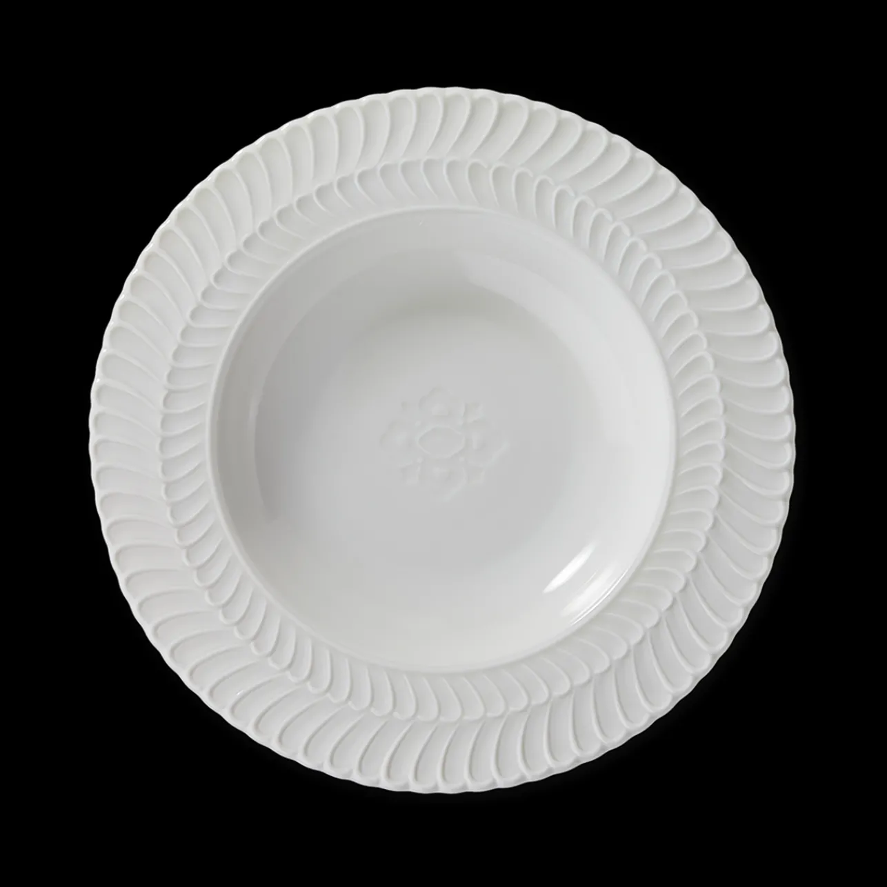 Buccellati ROUCHE WHITE PORCELAIN SOUP PLATE