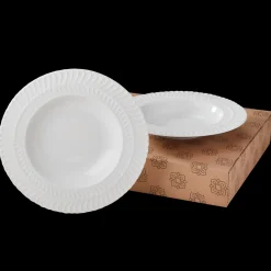 Buccellati ROUCHE WHITE PORCELAIN SOUP PLATE