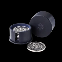 Buccellati SET OF 6 ROUCHE COASTERS IN SILVER