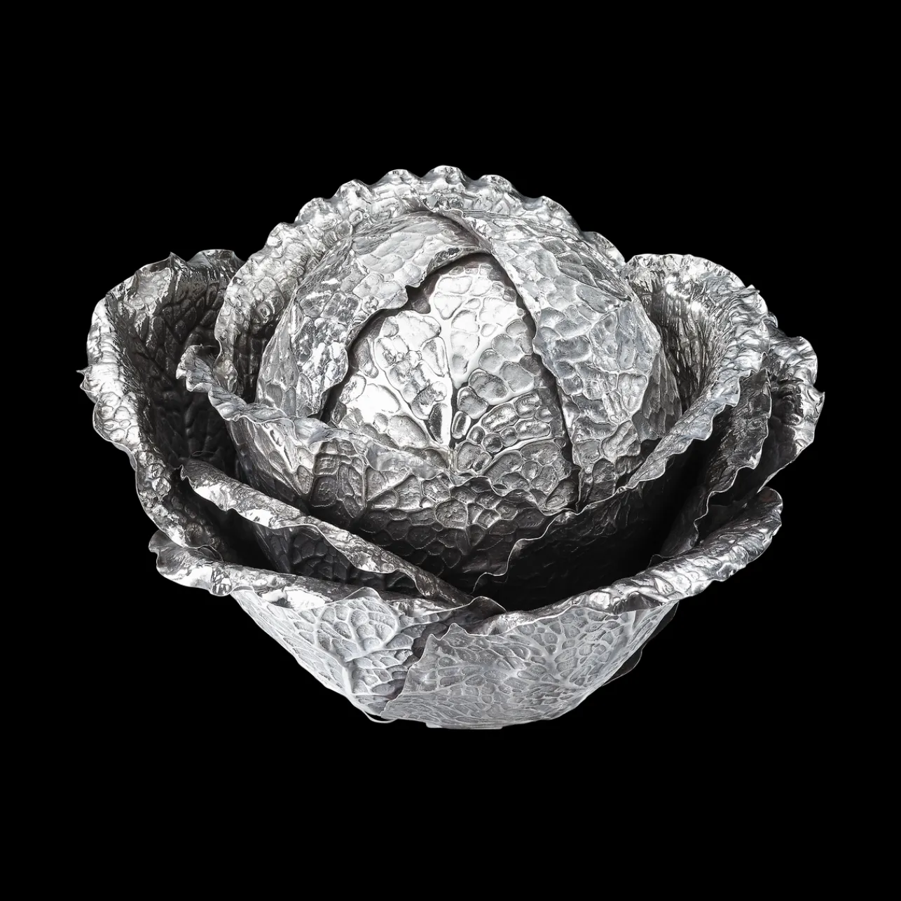 Buccellati SILVER CABBAGE LARGE CENTERPIECE