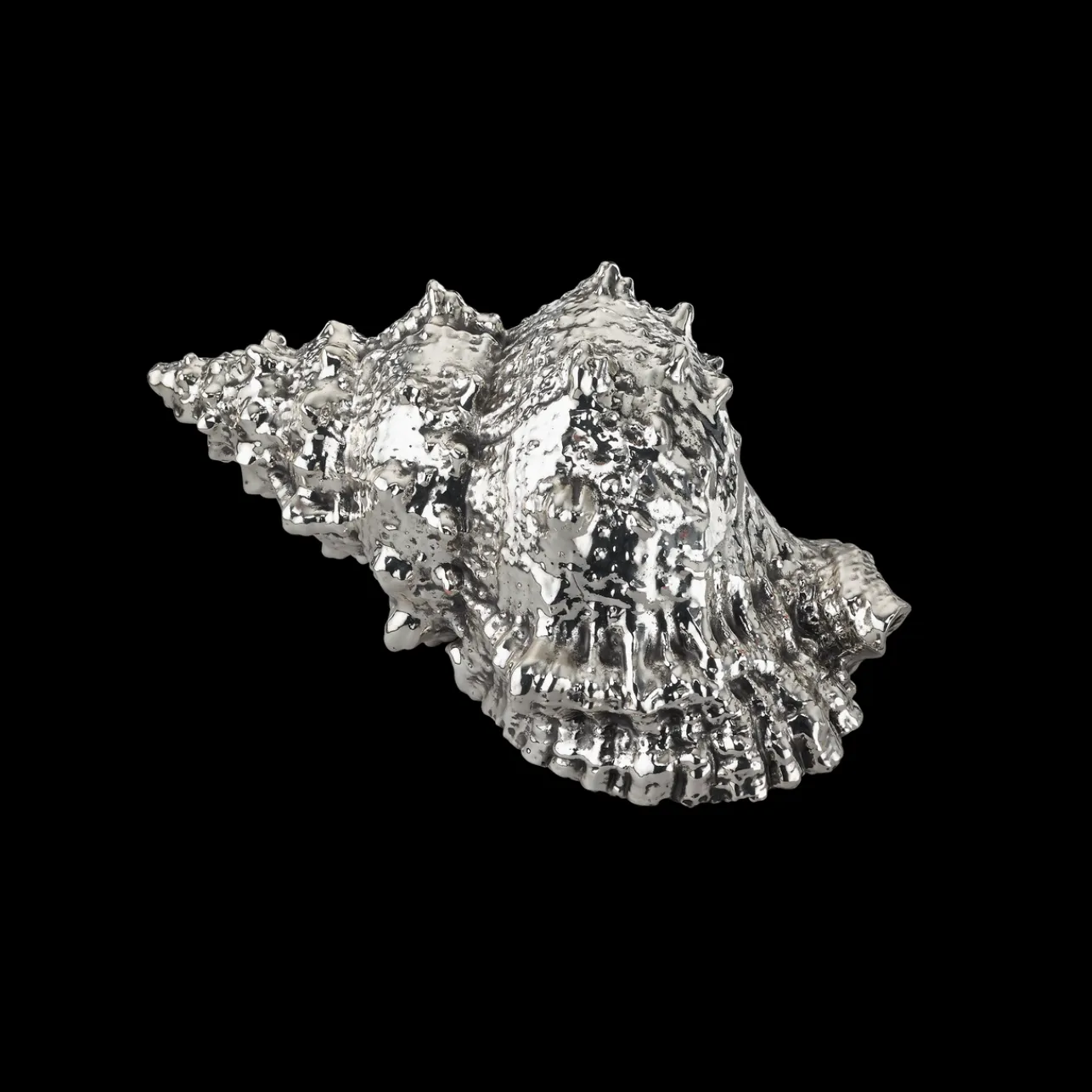 Buccellati SMALL BURSA BOBO SHELL DECORATIVE OBJECT COATED IN SILVER