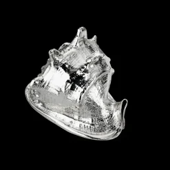 Buccellati SMALL CASSIS CORNUTA SHELL DECORATIVE OBJECT COATED IN SILVER