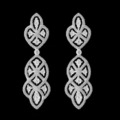 Buccellati ÉTOILÉE WHITE GOLD EARRINGS WITH DIAMONDS