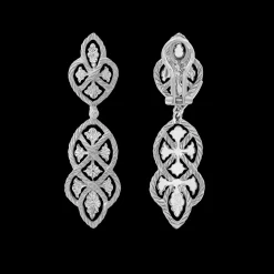 Buccellati ÉTOILÉE WHITE GOLD EARRINGS WITH THREE GOLD THREADS