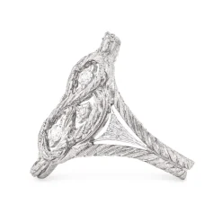Buccellati ÉTOILÉE WHITE GOLD RING WITH DIAMONDS