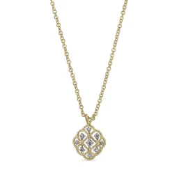 Buccellati ÉTOILÉE YELLOW AND WHITE GOLD PENDANT WITH DIAMONDS