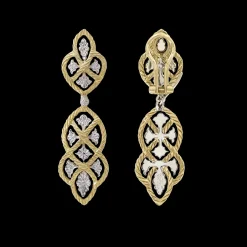 Buccellati ÉTOILÉE YELLOW AND WHITE GOLD EARRINGS