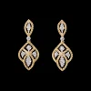 Buccellati ÉTOILÉE YELLOW AND WHITE GOLD EARRINGS WITH DIAMONDS