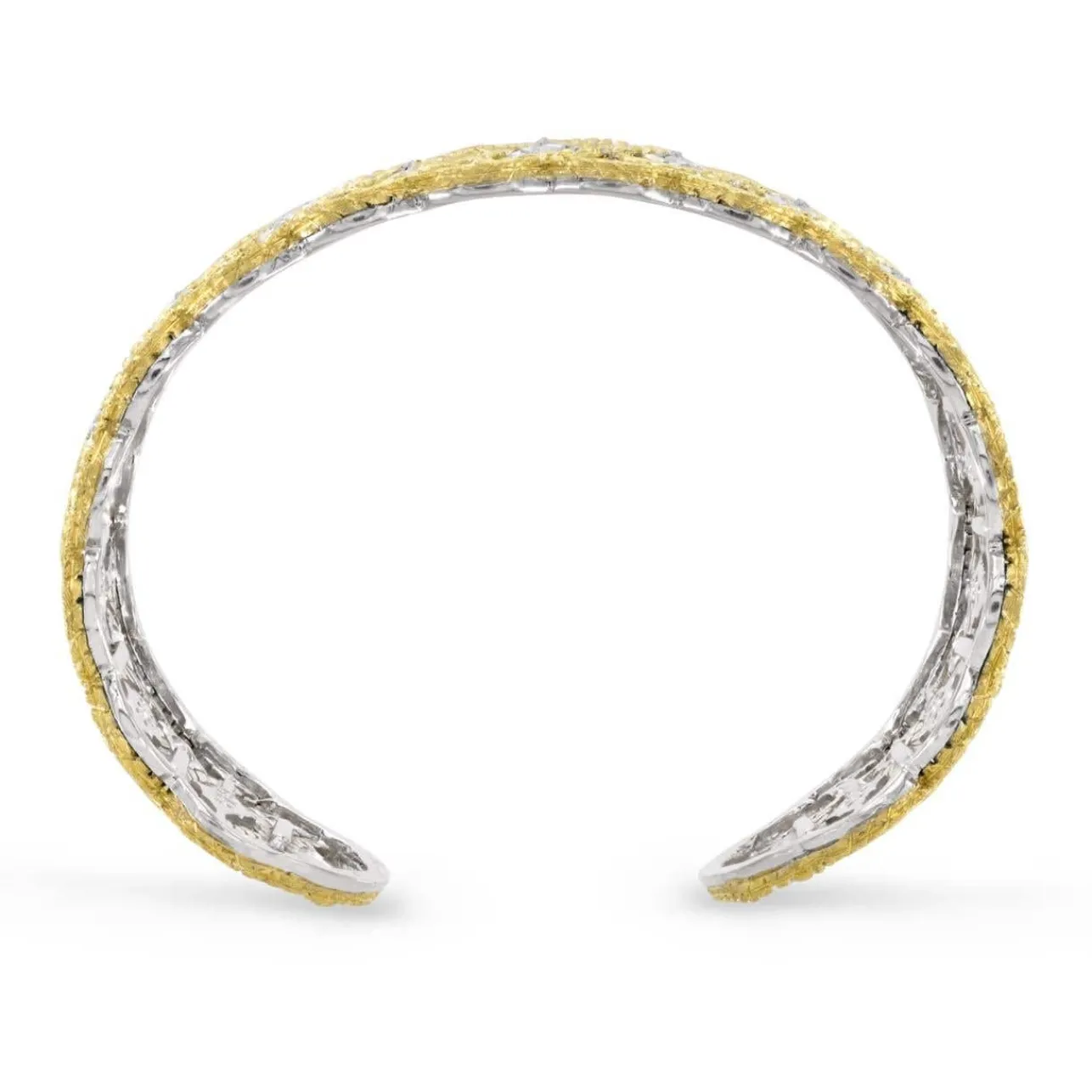 Buccellati ÉTOILÉE YELLOW AND WHITE GOLD BRACELET WITH DIAMONDS