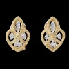 Buccellati ÉTOILÉE YELLOW AND WHITE GOLD EARRINGS WITH DIAMONDS