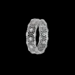 Buccellati TULLE BROCCATO WHITE GOLD AND DIAMONDS ETERNELLE RING