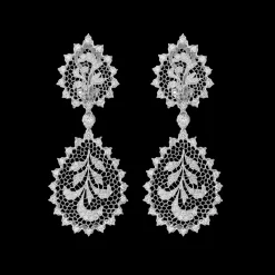 Buccellati TULLE WHITE GOLD ORNATO EARRINGS