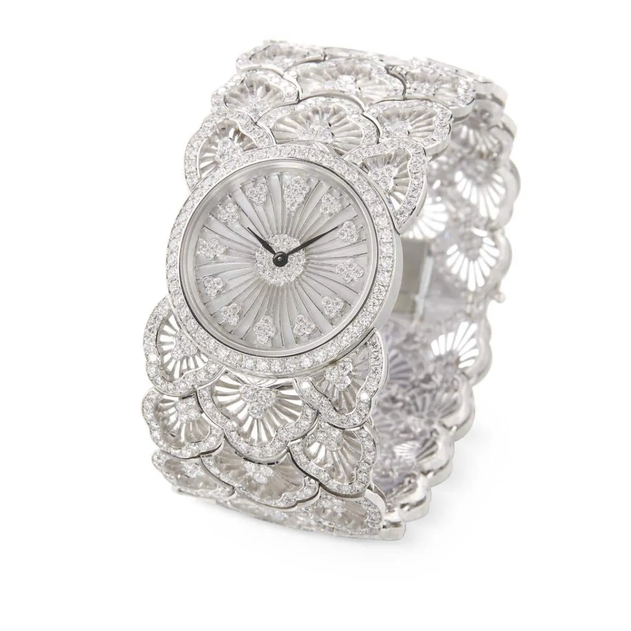 Buccellati TULLE WHITE GOLD SET WATCH WITH DIAMONDS