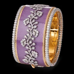 Buccellati UNICA BRACELET IN WHITE AND YELLOW GOLD WITH DIAMONDS