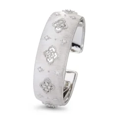 Buccellati WHITE GOLD CUFF 2.0 BRACELET WITH DIAMONDS
