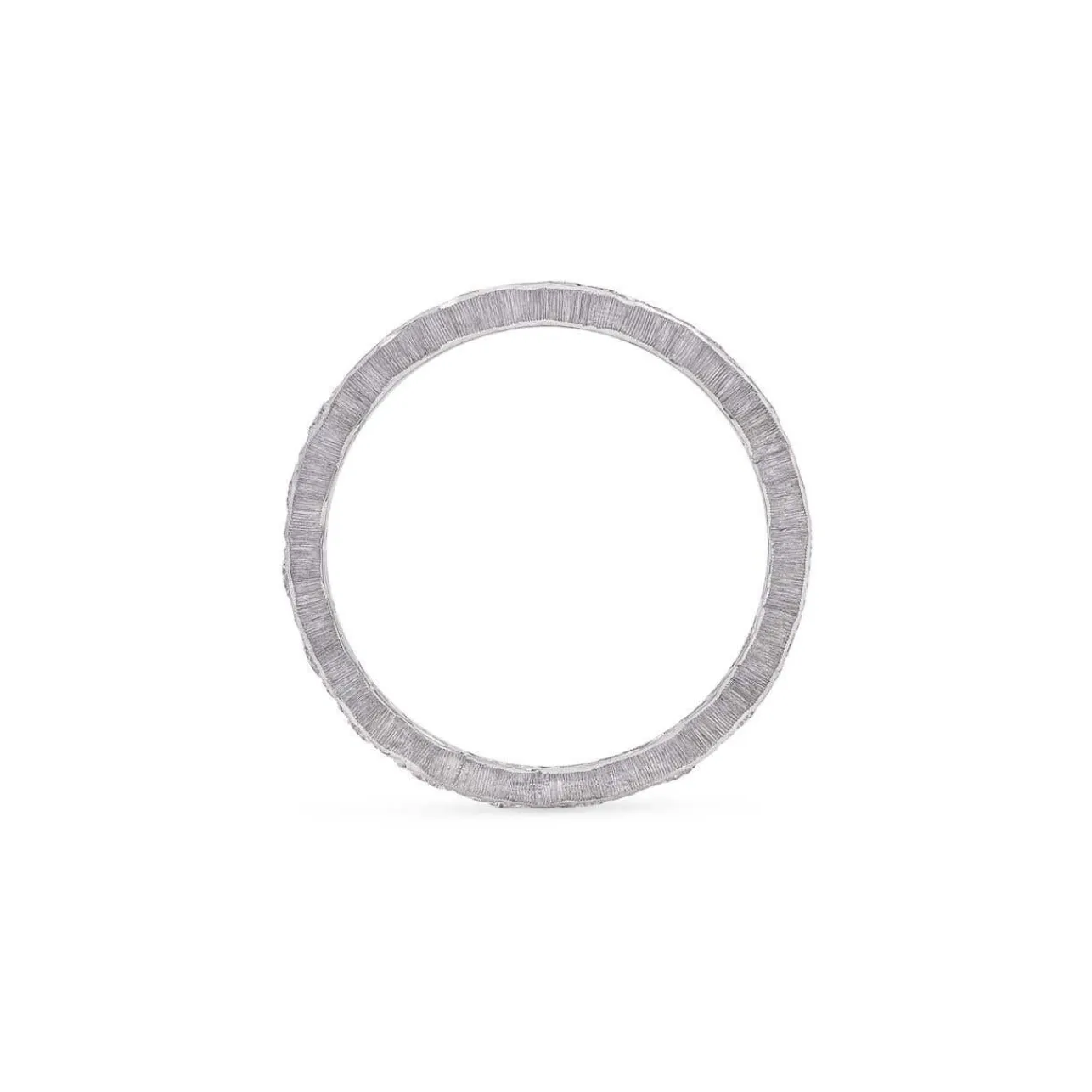 Buccellati WHITE GOLD ETERNELLE WEDDING RING WITH DIAMONDS