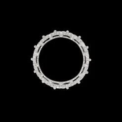 Buccellati YELLOW AND WHITE GOLD ETERNELLE BAND WITH DIAMONDS