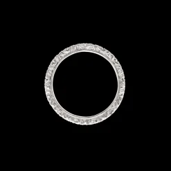 Buccellati YELLOW AND WHITE GOLD ETERNELLE BAND WITH ROUND DIAMONDS