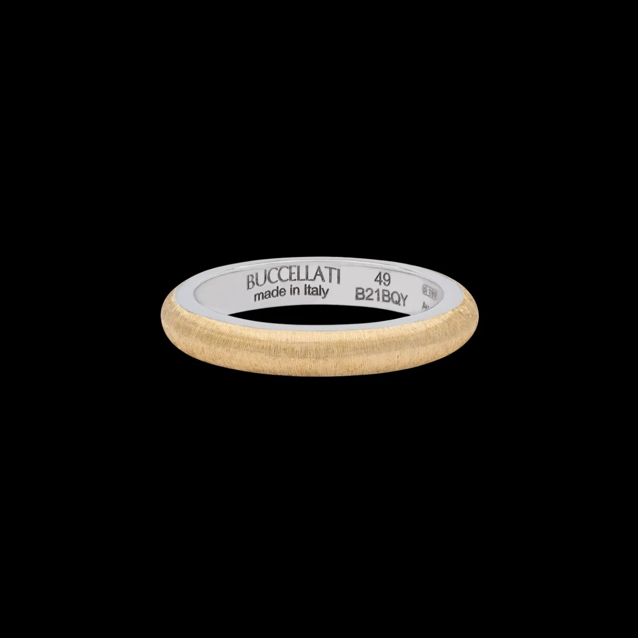 Buccellati YELLOW AND WHITE GOLD ETERNELLE WEDDING RING