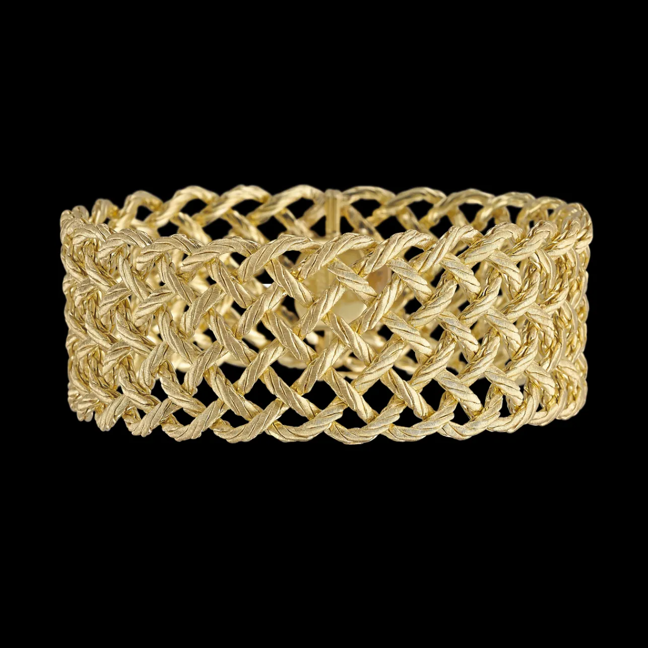 Buccellati YELLOW GOLD CRÊPE DE CHINE BRACELET
